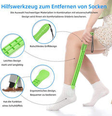 Anziehhilfe für Socken und Hosen - Sockenanzieher für ältere Behinderte