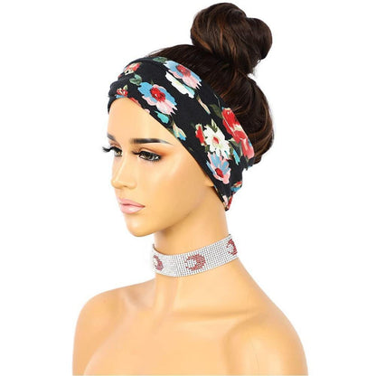 Synthetische Body Wave Stirnband Perücke Braun 26 Zoll