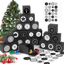 Adventskalender zum Selbst Befüllen DIY 24 Schachteln Geschenkboxen