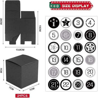 Adventskalender zum Selbst Befüllen DIY 24 Schachteln Geschenkboxen