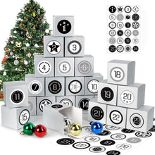 Adventskalender 24 Schachteln zum Selbst Befüllen