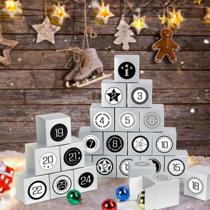 Adventskalender 24 Schachteln zum Selbst Befüllen