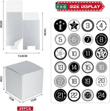Adventskalender 24 Schachteln zum Selbst Befüllen