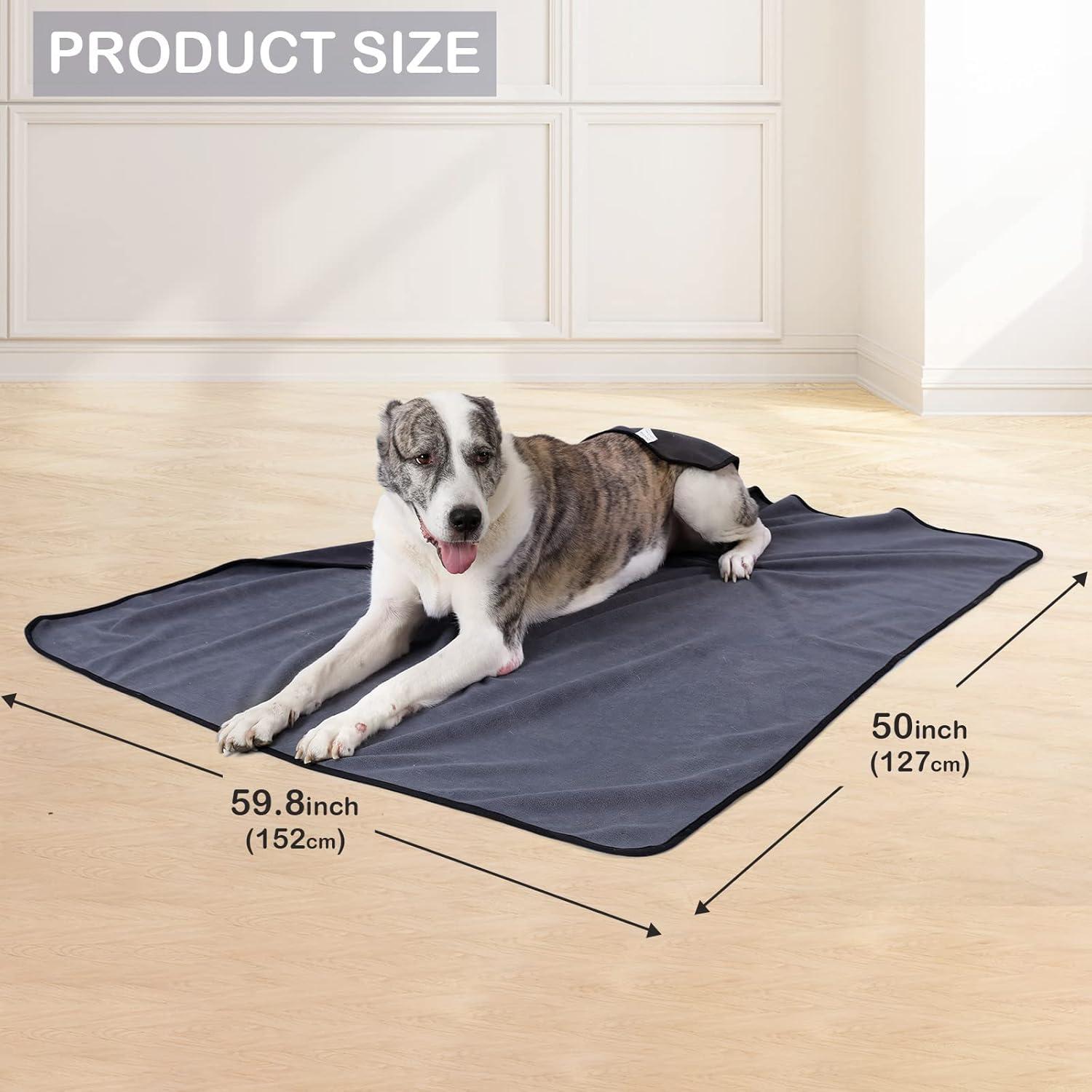 Wasserdichte Hundedecke 152x127cm für Haustiere, Sofa, Bett, Autositz