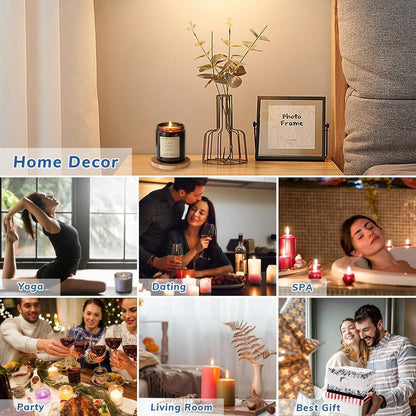 Kerzen Selber Machen Set 960g DIY Kit Geschenk für Frauen