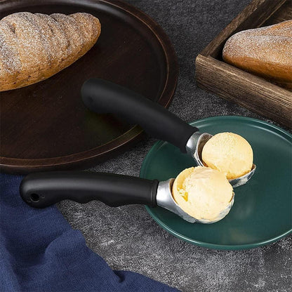 Eisportionierer Edelstahl Antihaft Rutschfester Griff 19.5cm