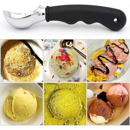 Eisportionierer Edelstahl Antihaft Rutschfester Griff 19.5cm