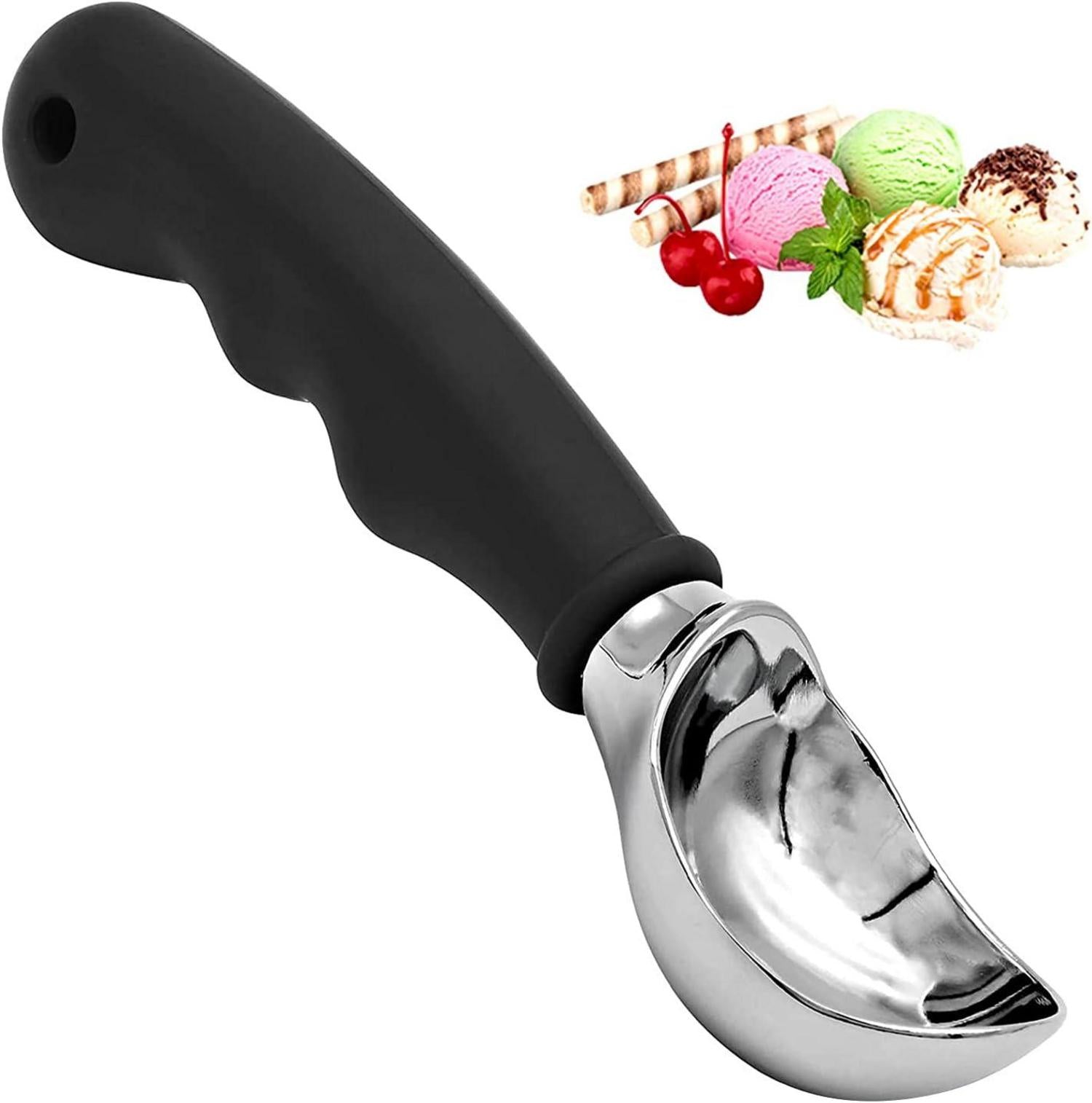 Eisportionierer Edelstahl Antihaft mit Gummierter Griff 19.5cm