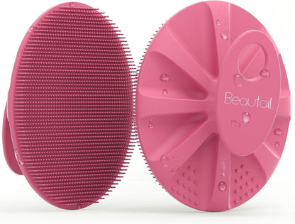 Silikon Körperbürste Bade Dusch Peeling Weiche Borsten Pink