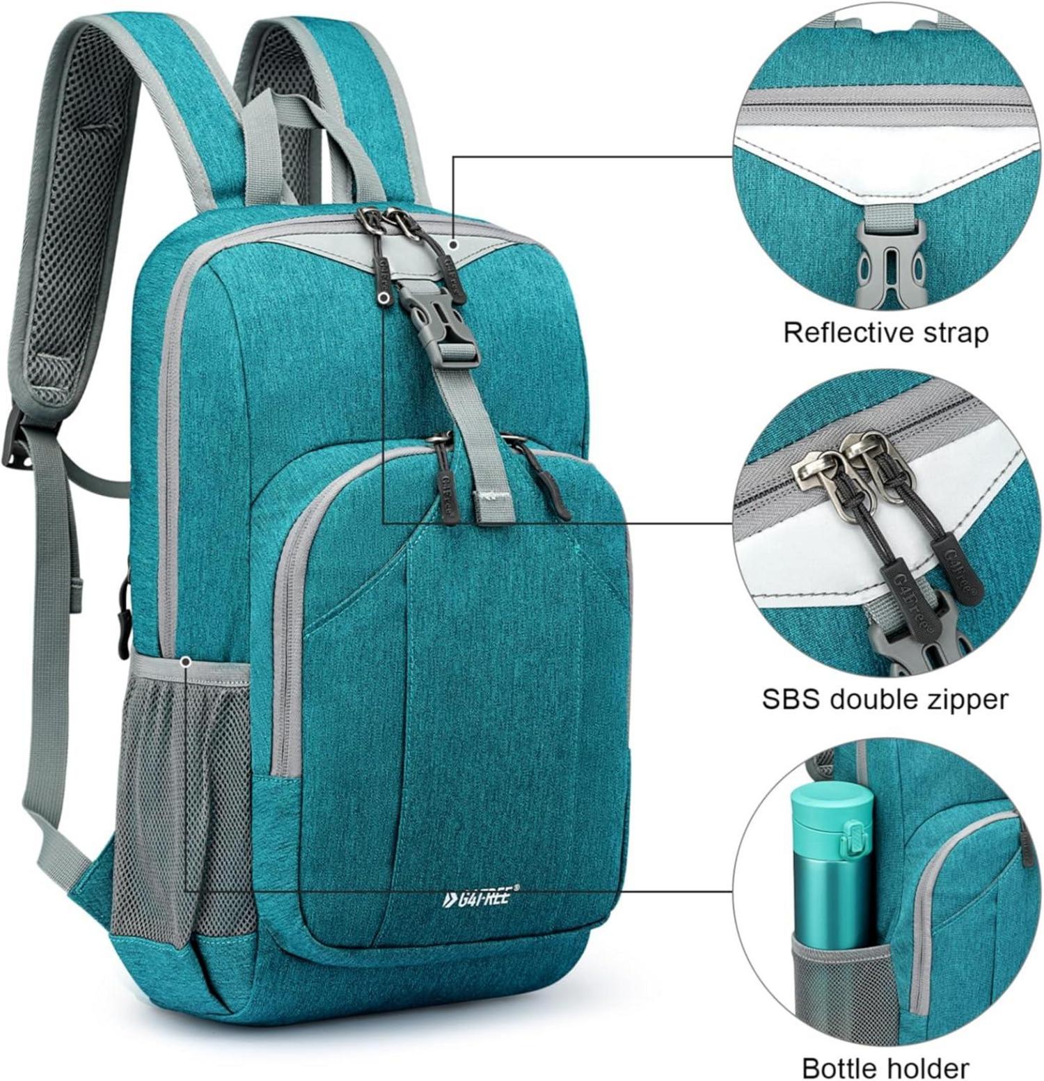 Kleiner Rucksack 10L Wandern Radfahren Daypack Mehrzweck Blau