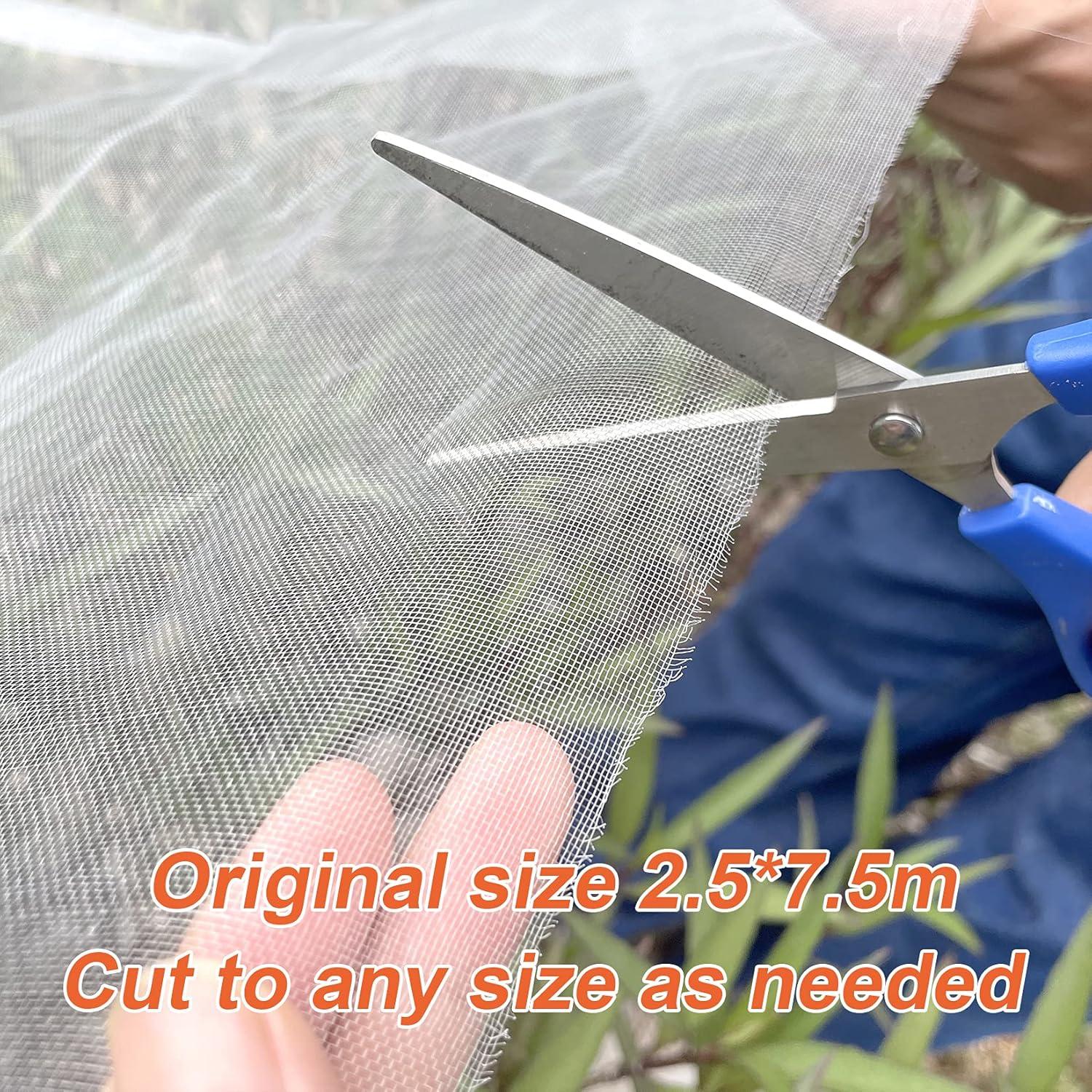 Gemüseschutznetz Insektenschutznetz 2x5m Pflanzen Obst Blumen
