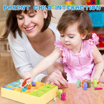 Montessori Angelspiel & Motorikspielzeug 2 Jahre, Geschenke für Kinder