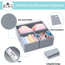 DIMJ Schubladen Organizer Kleiderschrank Stoff