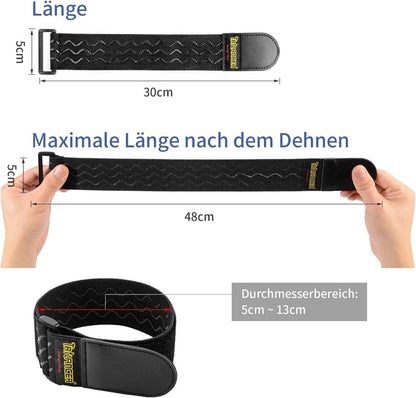 30 cm Elastische Gurtbänder mit Klettverschlüssen
