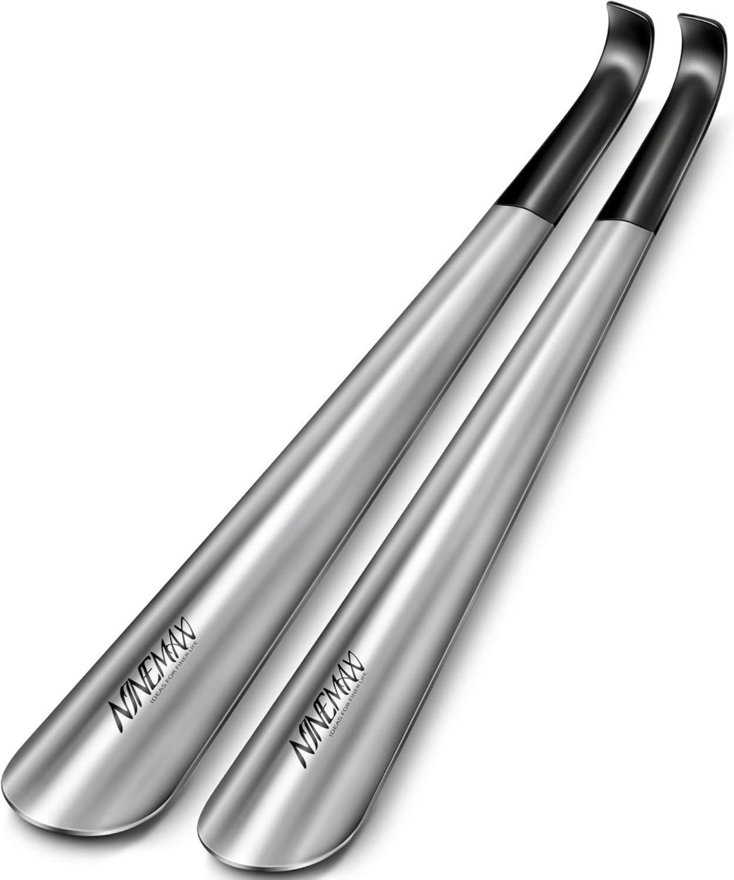 Metall Schuhlöffel Lang Edelstahl 42cm Shoe Horn 2er Pack