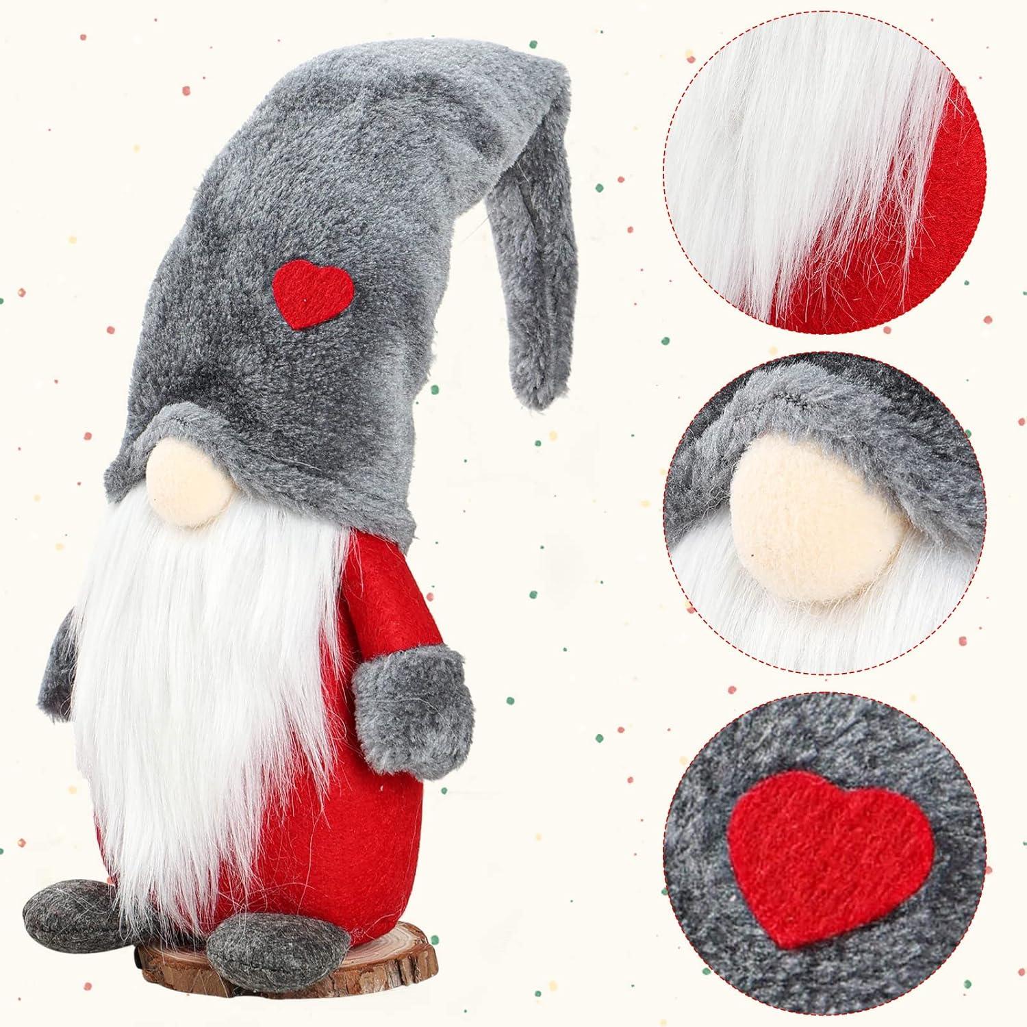 Weihnachtsdeko Wichtel Groß 41cm - Schwedischer Santa Tomte Gnom - Geschenke für Weihnachten
