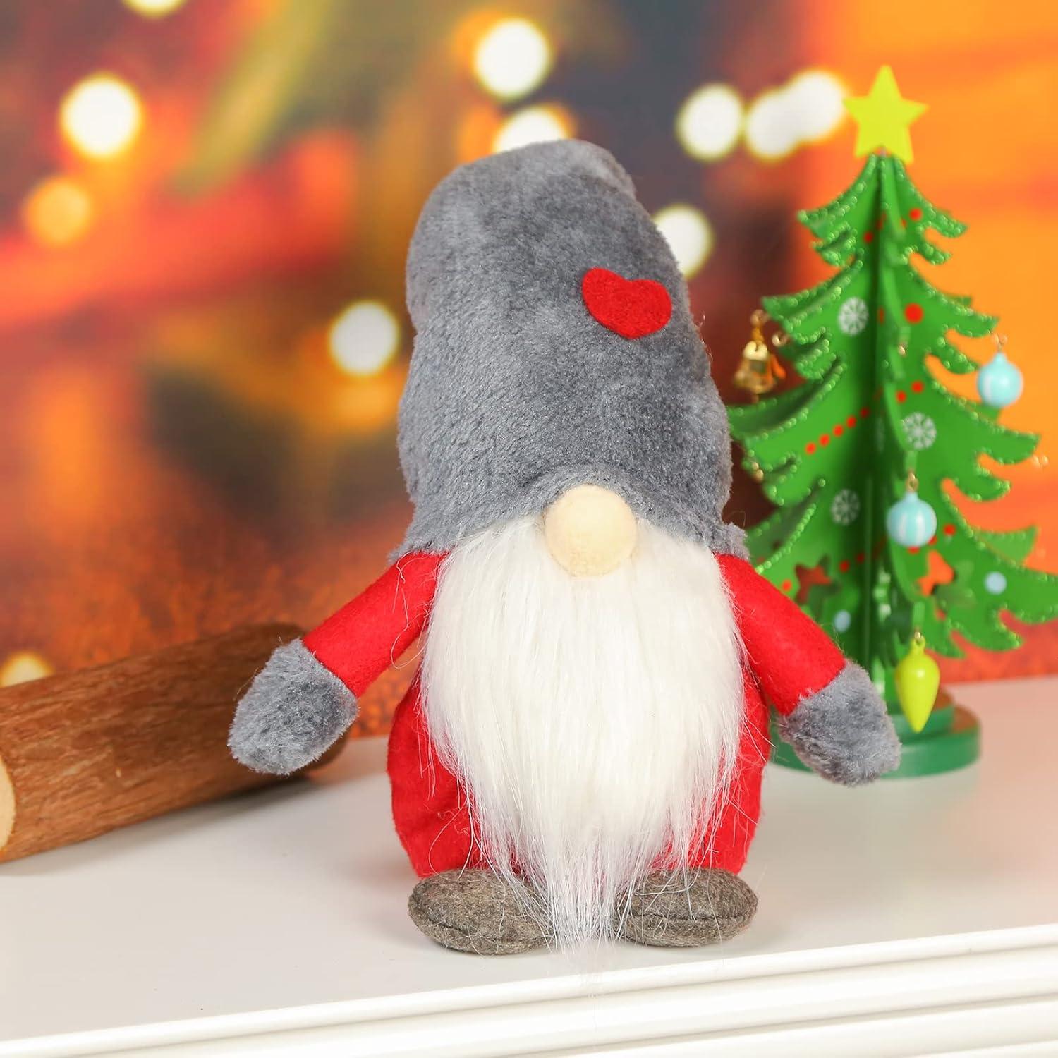 VGOODALL Weihnachtsdeko Wichtel Groß Santa Tomte Gnom 41cm Schwedischer