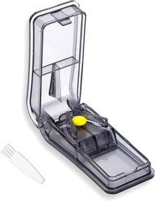 Tablettenteiler für große und kleine Tabletten mit Aufbewahrungsfach