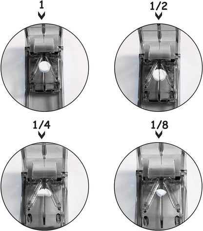 Tablettenteiler für große und kleine Tabletten mit Aufbewahrungsfach