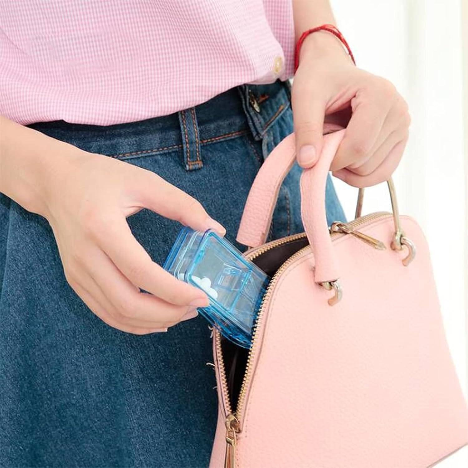 Medikamententeiler Tabletten teilen Lagerung Blue Splitter Pillen Schnitt