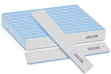 Nagelfeile 100/100 Schmirgelbrettchen Set 12 Stück