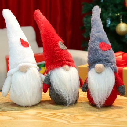 Handgemachte Weihnachtswichtel Figuren Set 3 Stücke 29.5cm