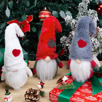 Handgemachte Weihnachtswichtel Figuren Set, 3 Stücke, 29.5cm hoch