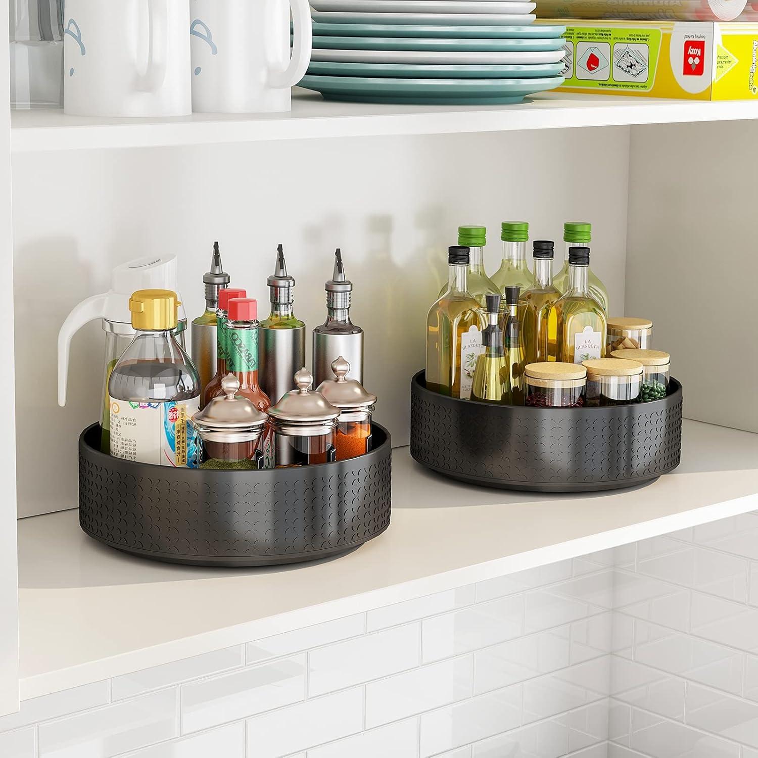 Drehbares Gewürzregal Organizer Kohlenstoffstahl für Gewürze