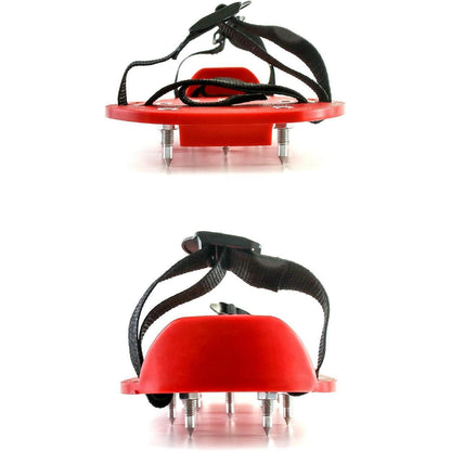 Nagelschuhe Estrichschuhe 25mm Spikes Epoxidböden-Paar Rot