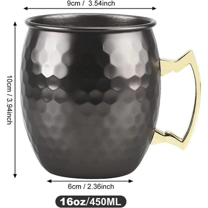 Moscow Mule Becher Set Kupfer Schwarz Geburtstagsgeschenke