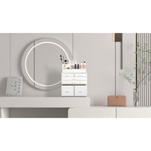 XL Kosmetik Make Up Organizer Weiß 6 Schubladen