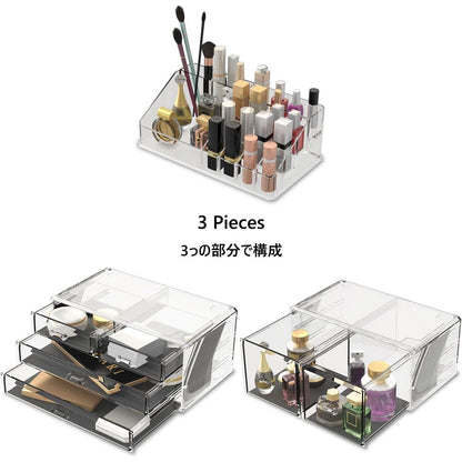 Makeup Organizer Transparent 6 Schubladen