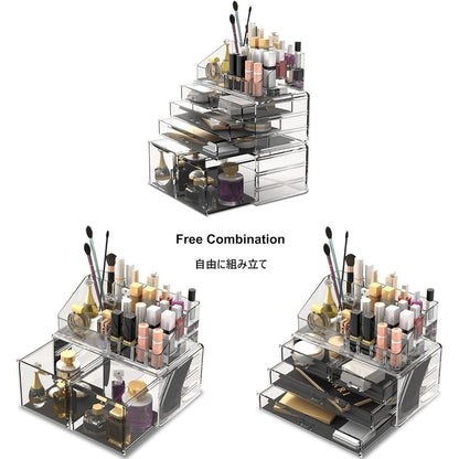 Makeup Organizer Transparent 6 Schubladen