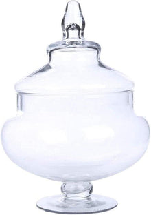Hochwertige Zuckerdose aus Glas mit Deckel für Hochzeiten