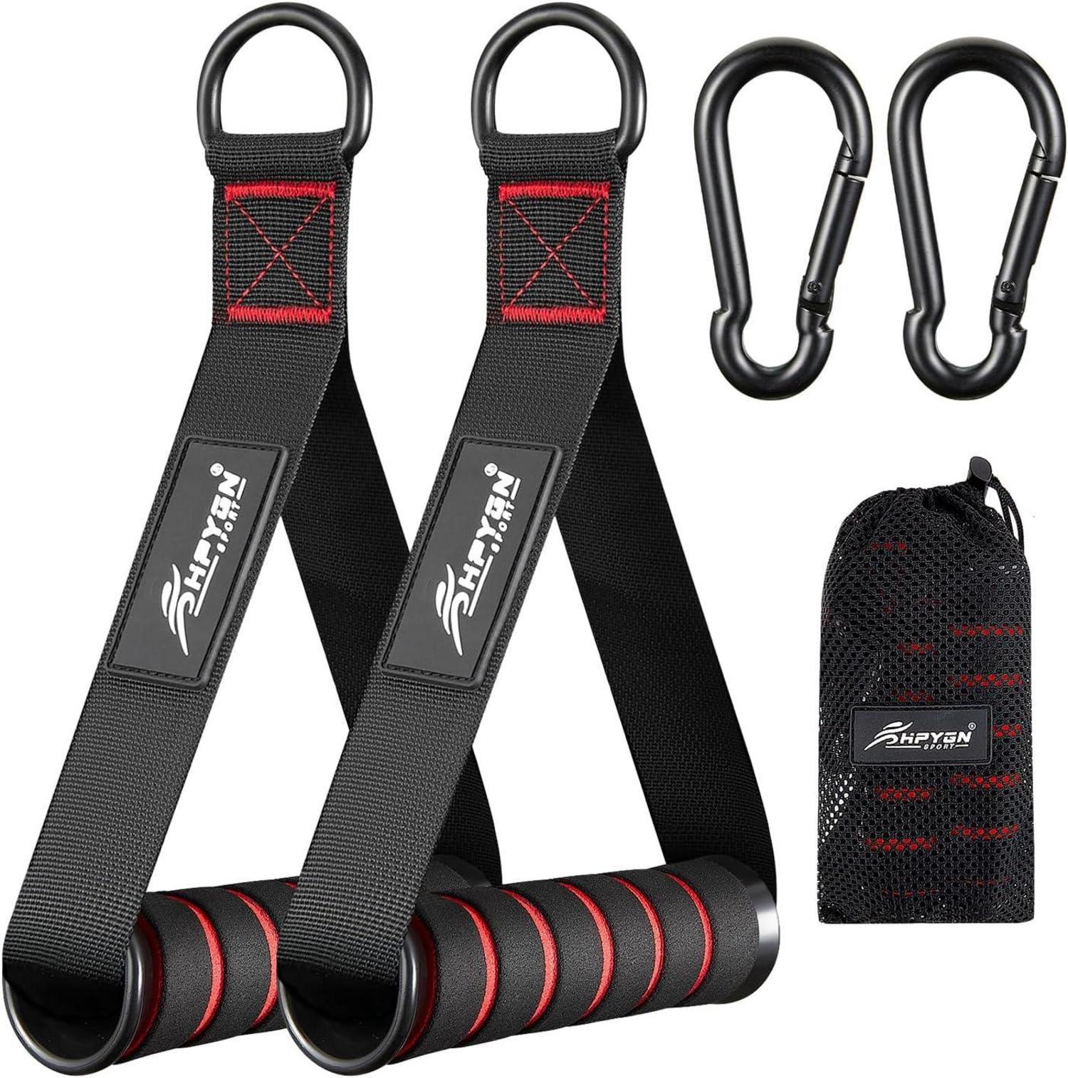 Fitnessband Griffe Widerstandsbänder Krafttraining Zubehör 2 Stück