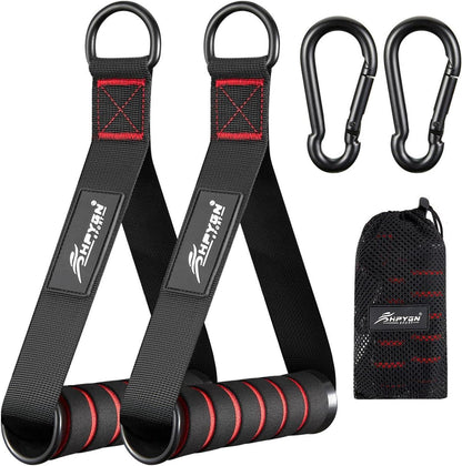 Fitnessband Griffe Widerstandsbänder Krafttraining Zubehör 2 Stück