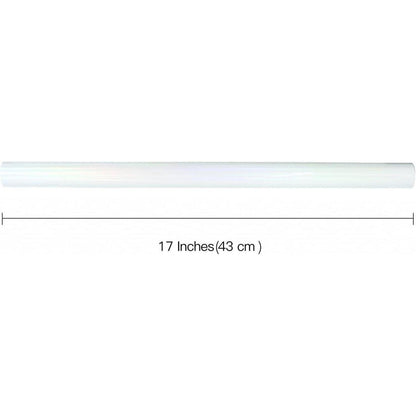 Weißes Metallic-Geschenkpapier 43cm x 10m - Perfekt für