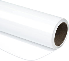 Weißes Metallic Geschenkpapier Mini Rolle 43cm x 10m