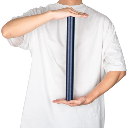 Marineblaues Mattes Geschenkpapier Minirolle 43.2 cm x 10 m