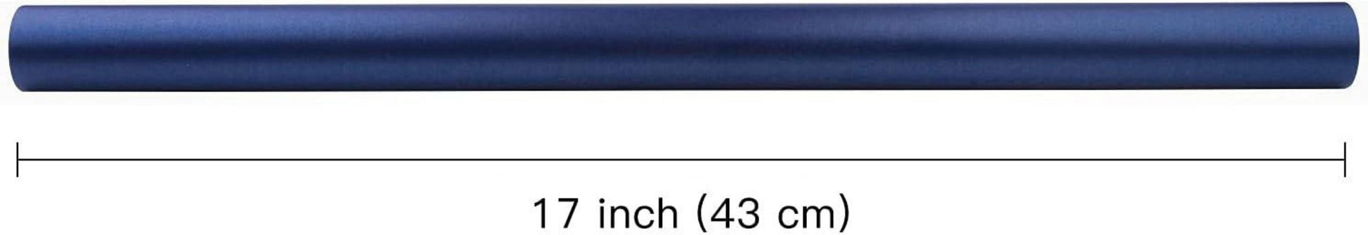 Marineblaues Mattes Geschenkpapier - Minirolle 43.2cm x 10m