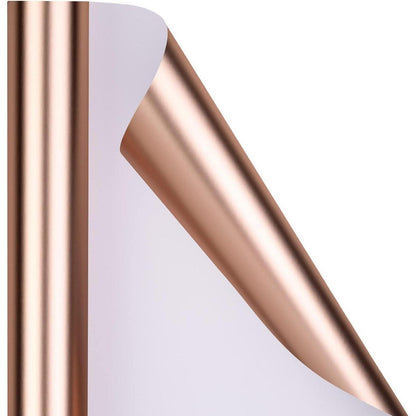 Roségold Metallic Geschenkpapier 44cm x 10m