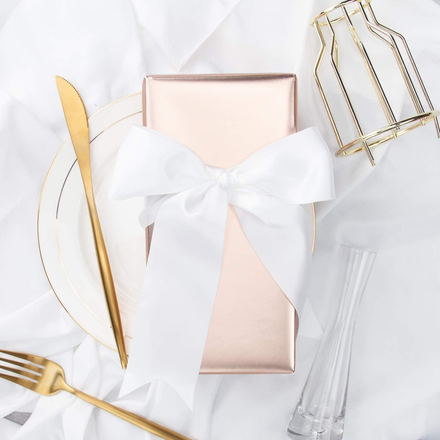 Rose Gold Metallic Geschenkpapier Mini Rolle 44cm x 10m für Hochzeit