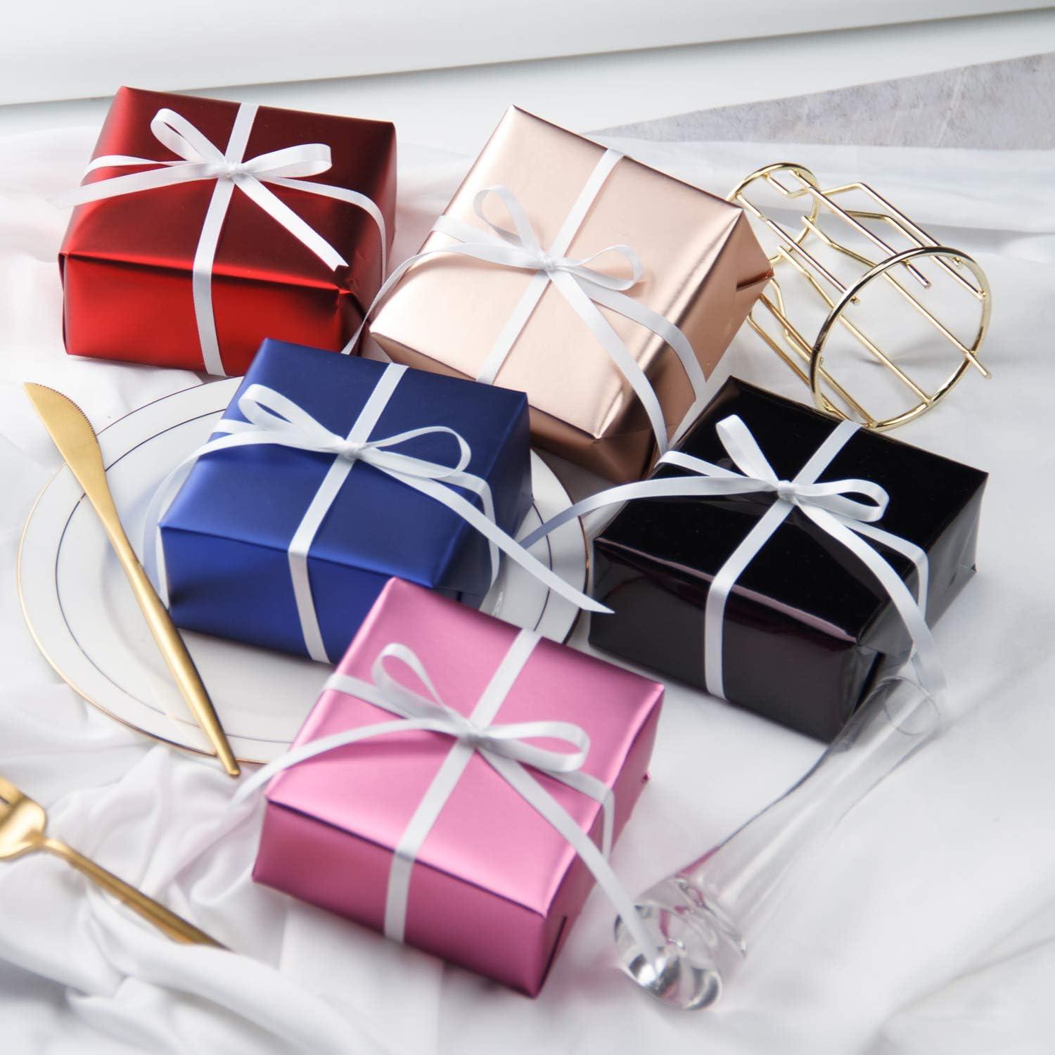 Rose Gold Metallic Geschenkpapier 44x10 cm Weihnachten Hochzeit Baby Party