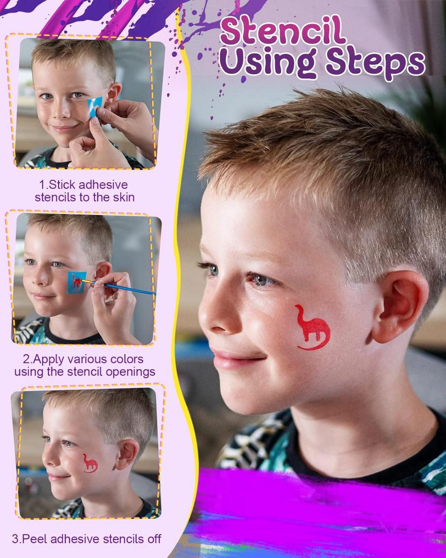 Face Bodypainting Farben Set 26 Wasserlöslich Karneval Kinderschminke