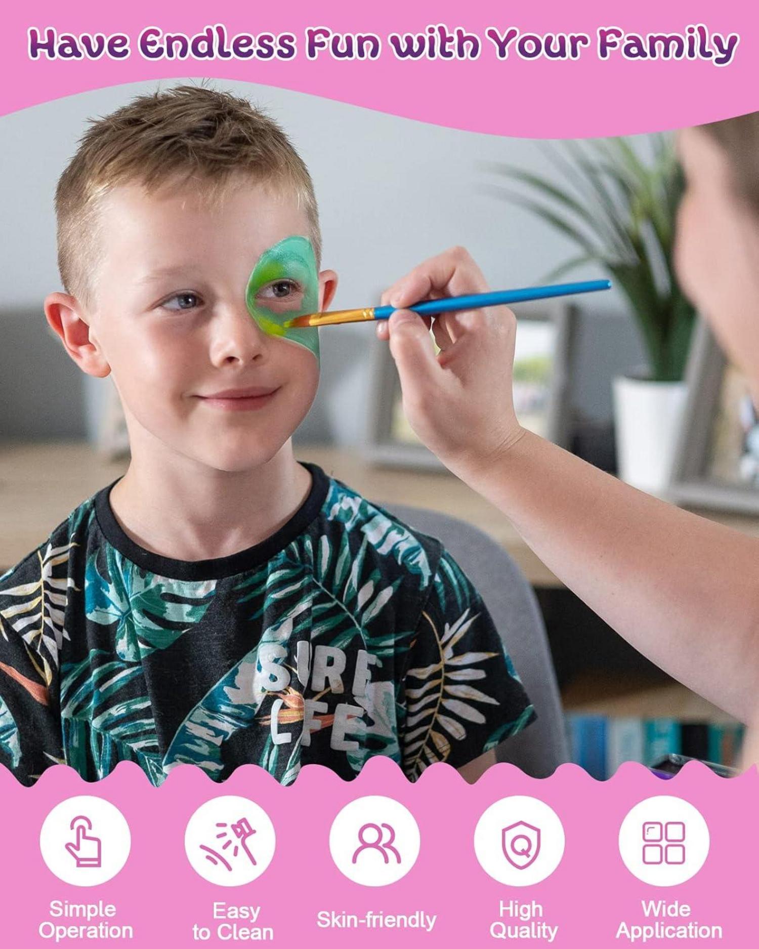 Lictin 26-teiliges Face- und Bodypainting Farben Set für Karneval