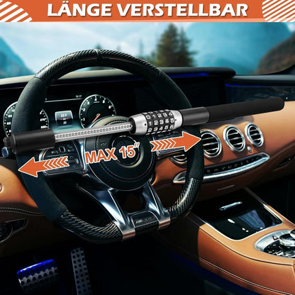 Lenkradschloss mit Zahlenschloss – Auto Diebstahlschutz