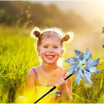 5 Stück Windrad Vogelabwehr 54cm Reflektierend Taubenabwehr