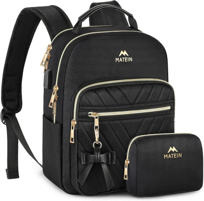 Eleganter Damen Mini Rucksack Set Wasserdicht USB