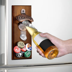 Wand Flaschenöffner mit Magnet Bieröffner Geschenkidee Männer