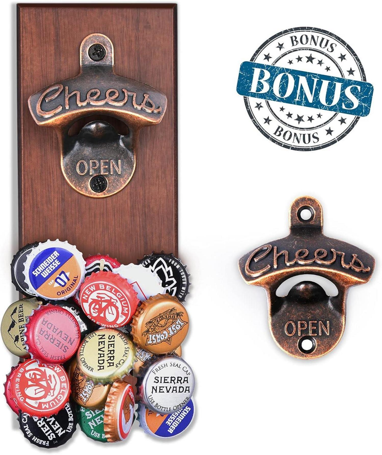 Wand Flaschenöffner mit Magnet Bieröffner Geschenkideen